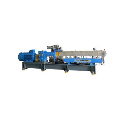 China Granules Twin Screw Caco3 Filler Masterbatch Extruder Machine for sale