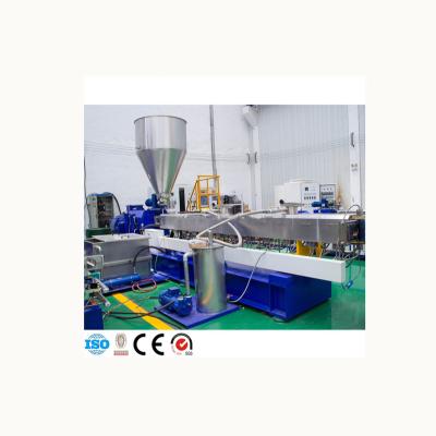 China Manufacturing Plant Twin Screw Extruder Eva/tpu/tpe/tpa Granulator Line Underwater Pelletizing System Price for sale