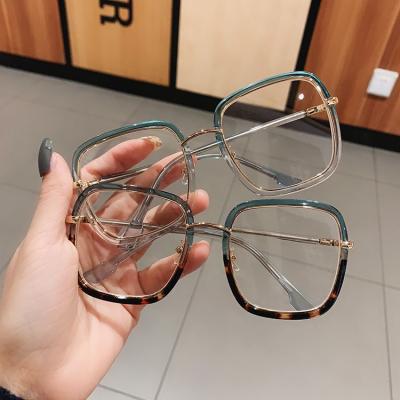 China For Reading Glasses Fashion Women Eyeglasses Eyeglass Frames Myopia Metal Eyewear Prescription Computer Optical Glasses Eyewear Spectacles Glasses for sale