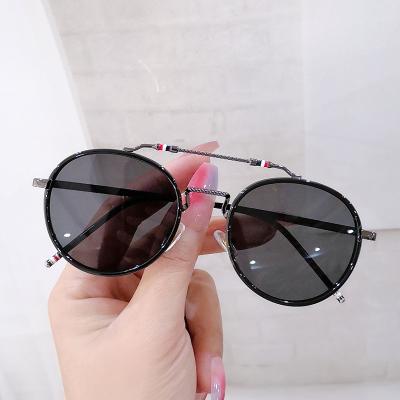 China New Designs 100% 400 Protection Retro Metal Frame Sunglasses Outdoor Unisex Men UV400 Round Round Steampunk Vintage Sun Glasses for sale