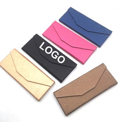 China Other 2022 Fashion Custom Slim Foldable Logo Magnet Wading Cheap Cover Box Retractable Glass Packaging Box Leather Case for sale