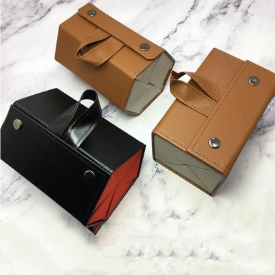 China Custom Logo 2022 Glass Sunglasses Case Glass Sunglasses Case Custom High Quality Leather Multiple Boxes Packing Boxes for sale