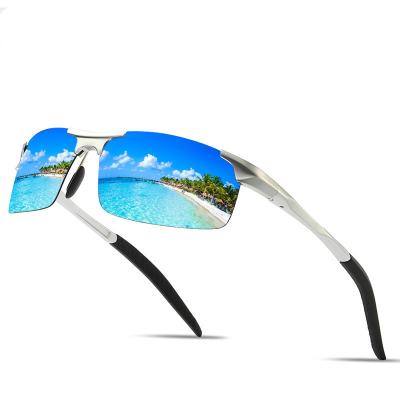 China Fashion sunglasses 2022 high quality aluminum magnesium polarized sunglasses sports cycling sunglasses driving outdoor fishing sunglasses for sale