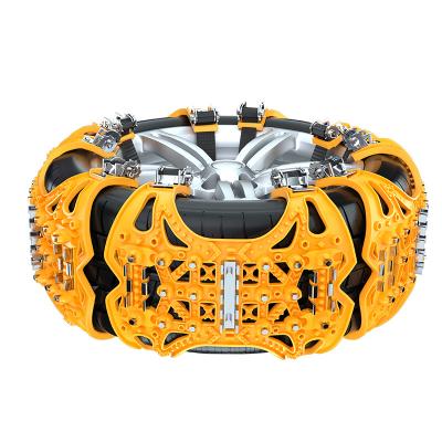 China Anti Slip Car Tire Accessories Winter Durable Non-Skid Tape Thicken Snow Chain Universal Rolls Snow Chains for sale