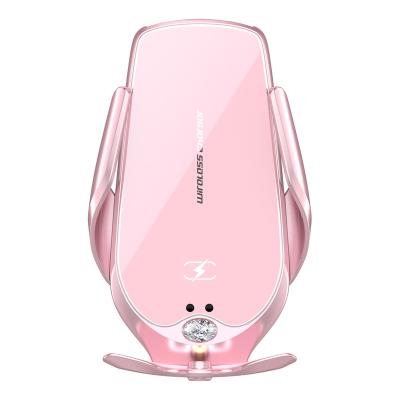 China Mobile Phone 3 in 1 Multifunctional Car Charger Aromatherapy Diffuser 15W Fast Portable Wireless Car Phone Holder for sale