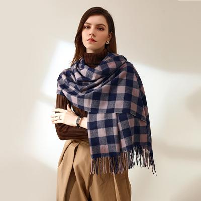 China Hot Selling Popular Quality Winter Pashmina Scarf Tassel Cashmere Soft Scarf For Women for sale