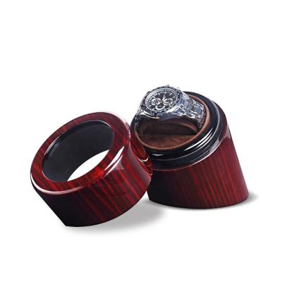 China Wooden Automatic Watch Winder Single Rotor Packing Case Cheap Luxury Watches for sale