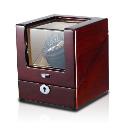 China Wooden luxury single rotor for automatic single watch obrit watch winder with MABUCHI motor for sale