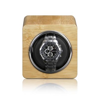 China For Cheap Automatic Watch Winder China Motor Bamboo Wooden Silent Automatic Watch Winder For Simple Watch for sale