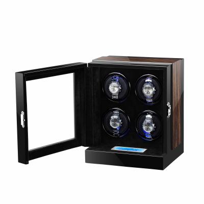 China Best Display Fashion Automatic Watch Wood Movement Wooden Watch Winder Safe for sale