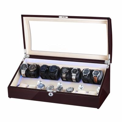 China China Wood Automatic Watch Wholesale Motor Safe Japanese Watch Winder Box for sale