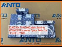 22967564 79315600 Main Bearing KOMATSU Excavator Spare Parts For EC160C EC180C