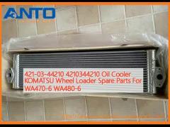 421-03-44210 4210344210 Oil Cooler KOMATSU Wheel Loader Spare Parts For WA470-6 WA480-6 