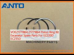 VOE21771864 21771864 Piston Ring Kit Excavator Spare Parts For EC220D EC235D