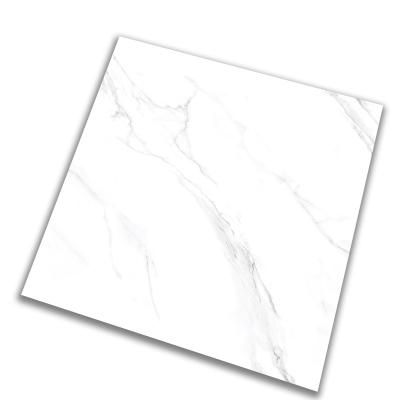 China Modern Wholesale Custom White Marble Polished Porcelain Living Room Home Tiles Floor Tile for sale