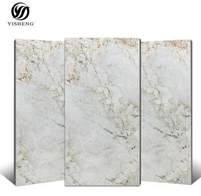 China Rustic Tiles Marble Look Tile In 750x1500mm Size Glaze Polished Marble Tile Large Size Floor Tiles for sale