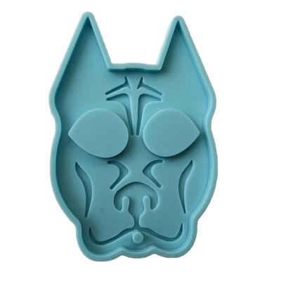 China T89 Diy Disposable Shining Manual Defense Refers Tiger Fox Whale Owl Shape Silicone Key Chain Mold for sale