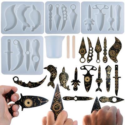 China T670 Resin Disposable Mold 4 Glossy Set Defense Tools Silicone Mold for sale