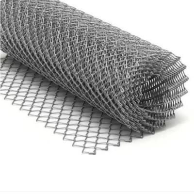 China hot dipped galvanized 9 Gauge Galvanized Diamond chain link Wire Mesh for sale