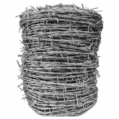 China Electro Galvanized Barbed Wire Price Per Meter Philippines Barbed Wire Installation Brackets Packaging for sale