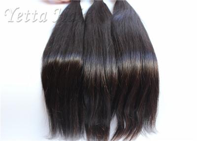 China Extensiones malasias sin procesar crudas negras del pelo ninguna mezcla ningunos piojos en venta