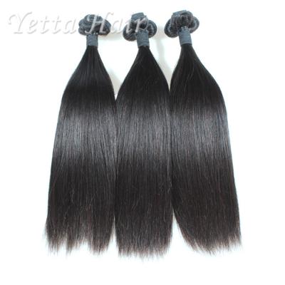 China Cabello humano negro natural de Funmi/pelo recto brasileño de Remy en venta