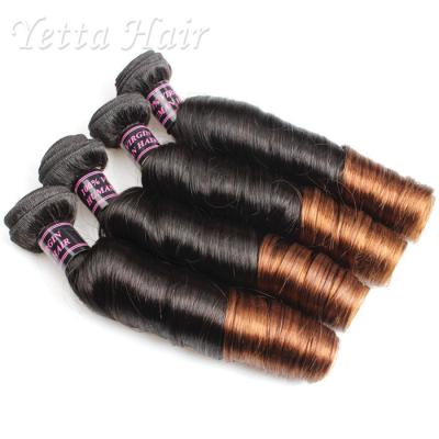 China 14 - 16 Inch Ombre Indian Human Hair Weave No Shedding No Foul Odor for sale