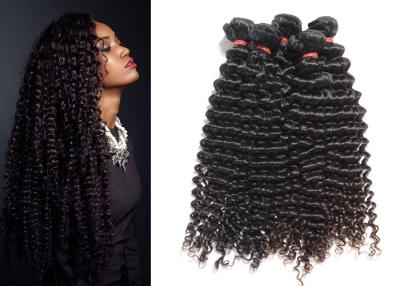 China Customized Unprocessed Brazilian Deep Curly Virgin Hair No Nits And No Lice for sale