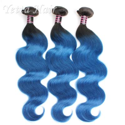 China 8A Colored Ombre Human Hair Extensions Full Cuticle Virgin Hair for sale