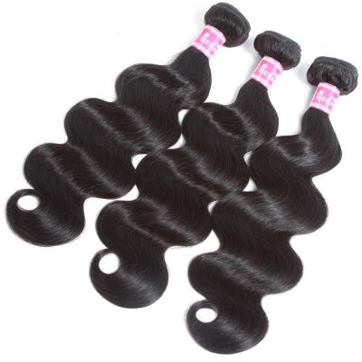 China Healthy End Body Wave Indian Human Hair Weave Natural Black For Black Women for sale