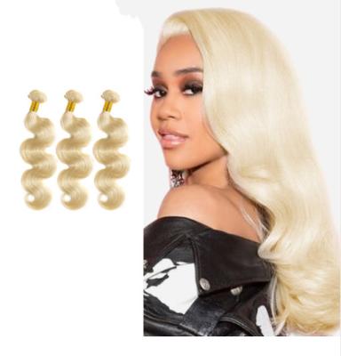 China 613 Blonde Body Wave Bundles / Natural Wave Hair Extensions Hair Malaysian for sale