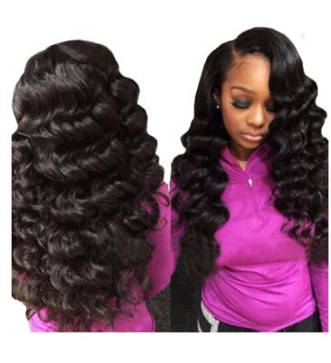 China Three Part 100 Peruvian Virgin Remy Hair Loose Wave Weave Natural Color for sale