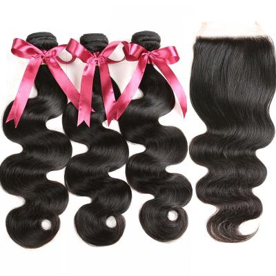 China Virgin Peruvian Human Hair Cutical Aligned Hair Body Wave With Full Cuticle for sale