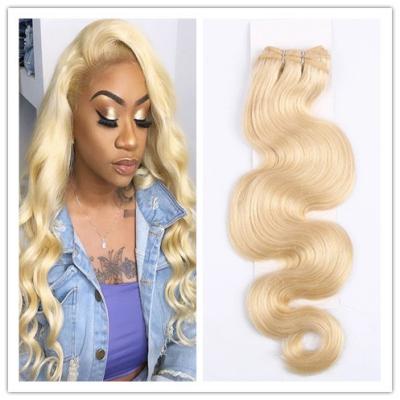 China 613 extensiones camboyanas 100% del pelo ondulado de la Virgen rubia del color por completo y extremos gruesos en venta