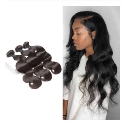 China Body Wave Bundles For One Women Head Malaysian Hair Extensions No Shedding for sale