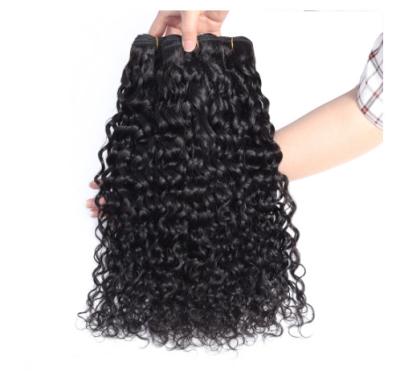 China 20 pulgadas las extensiones camboyanas largas de pelo de la onda de agua/del pelo de la Virgen doblan la trama en venta