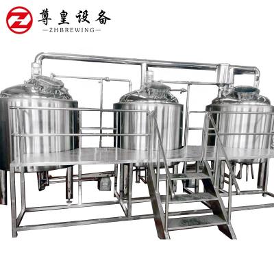 China 1000L Bar Craft Beer Brewing Equipment Brewhouse Brewing Kit with Fermenter for sale