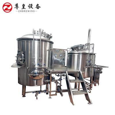 China Brewery 2bbl, 3bbl 5bbl, 7bbl, 10bbl beer brewing hotels microbrewery equipment for sale