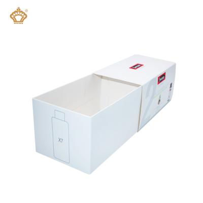 China Recycled Materials Card Cheap Health Paper Folding Beauty Products Packaging Box Drawer Gift Box With Customer's Brand Logo Printing for sale