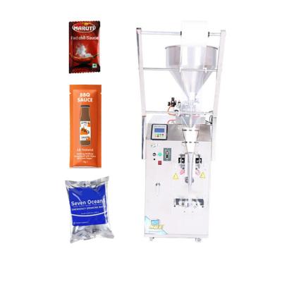 China New Bean Butter Peanut Paste Sesame Sauce Food Salad Rolling Exhaust Vacuum Rolling Packing Machine for sale