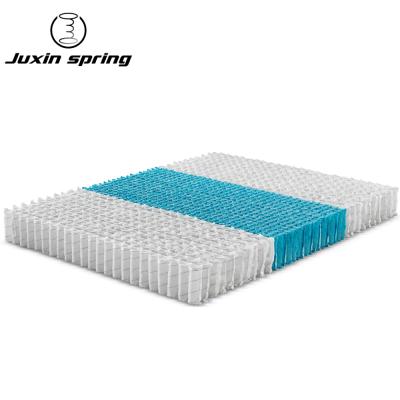 China High quality coil 3 zones pocket spring unit for innerspring mattress home roll packing mattress for sale