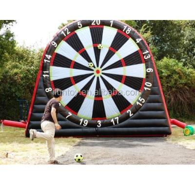 China New outdoor giant soccer game soccer inflatable dartboard for sale/inflatable soccer rebound board for sale