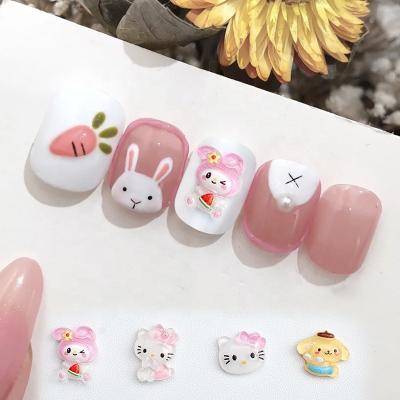 China Art Decoration Supplies DIY Finger Nail Decoration Jewelry Suppliers Chinese Factory Mini Cartoon Nail Accessories Cute Nail Lovely for sale