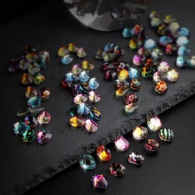 China Cheapest Nail Art Beauty DIY Magic Leopard Color Diamond Charm Diamond Finger Art Nail Art Drill Jewelry Color Drill Decoration for sale