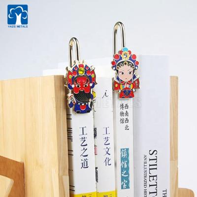 China Europe Novelty 3d Enamel Animal Brass Iron Steel Various Bookmarks Custom Bookmarks For Gifts for sale