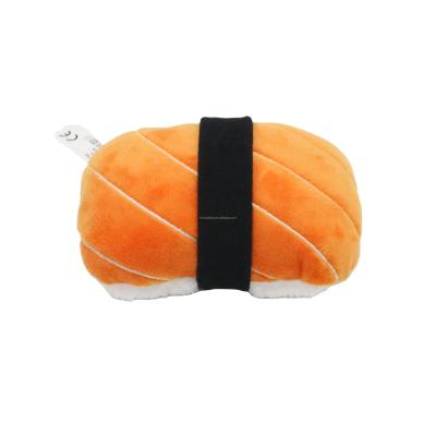 China Amazon Customized Sustainable Products Pet Supplies Dog Squeak Interactive Sushi Toy Korean for sale