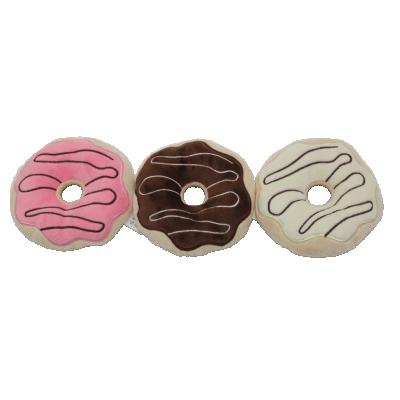 China Viable Squeaky Interactive Toys Donut, Donut Dog Toy, Dog Toys Puppy Strawberry Chocolates Vanilla Pet Donut for sale