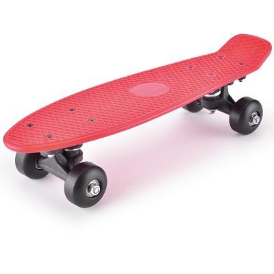 China Youth Skateboard 22 Inch Complete Mini Cruiser Skateboard For Kids Teens Adults With 52*32mm PU Wheel Plastic Skateboard for sale