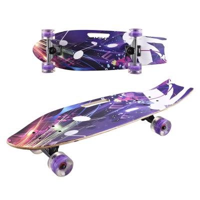 China New Style Youth Northeast Cruiser 27inch Maple Wooden Fish Board Skateboard For Kids Adults for sale