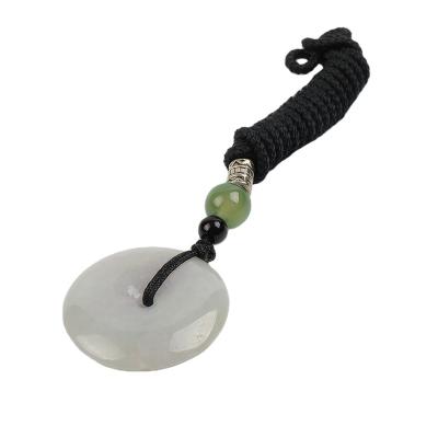 China Factory Sale Real Brown Various Rope Jade Necklace Safety Protection Lucky Pendant for sale